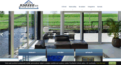 Desktop Screenshot of knezek-okna.cz
